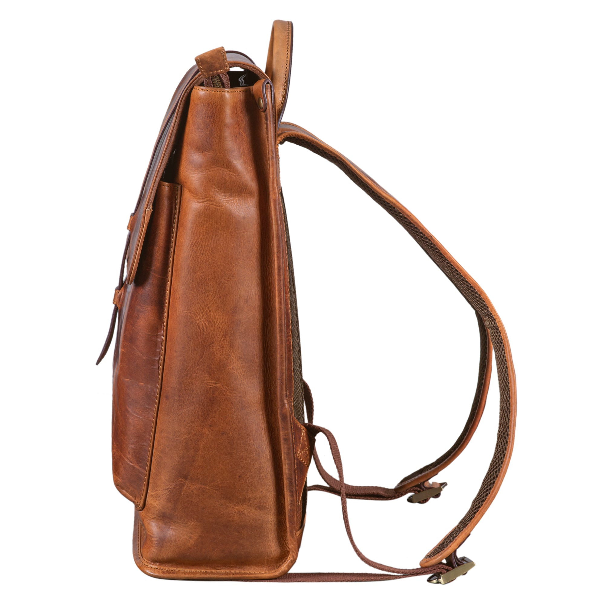 Vintage Daypack modern Leder braun