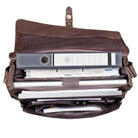 Echtledertasche Herren Damen Vintage braun