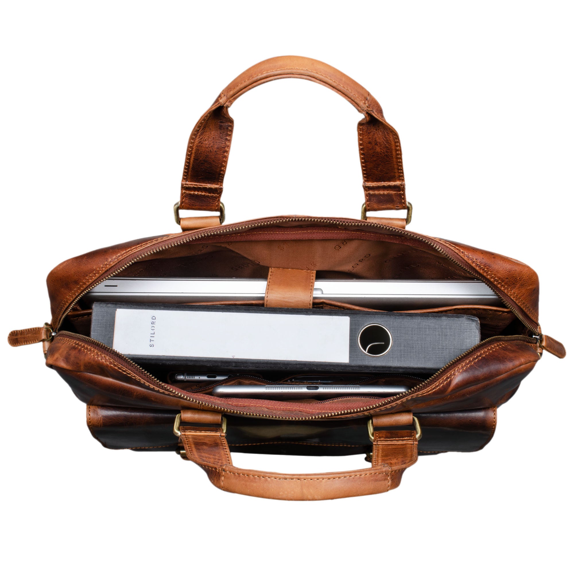 Große Ledertasche Unitasche DIN A4