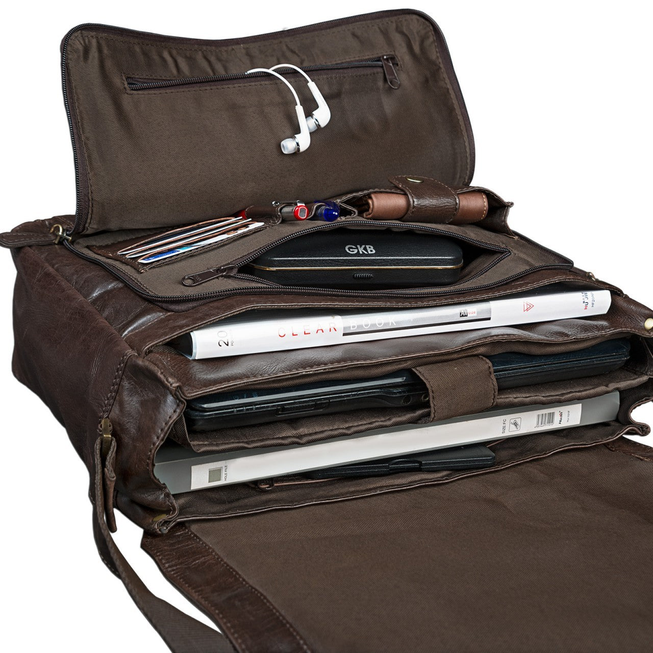 Unitasche für Studium Ausbildung Arbeit Ledertasche