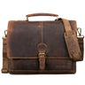 "Francis" Small Leather Briefcase Men