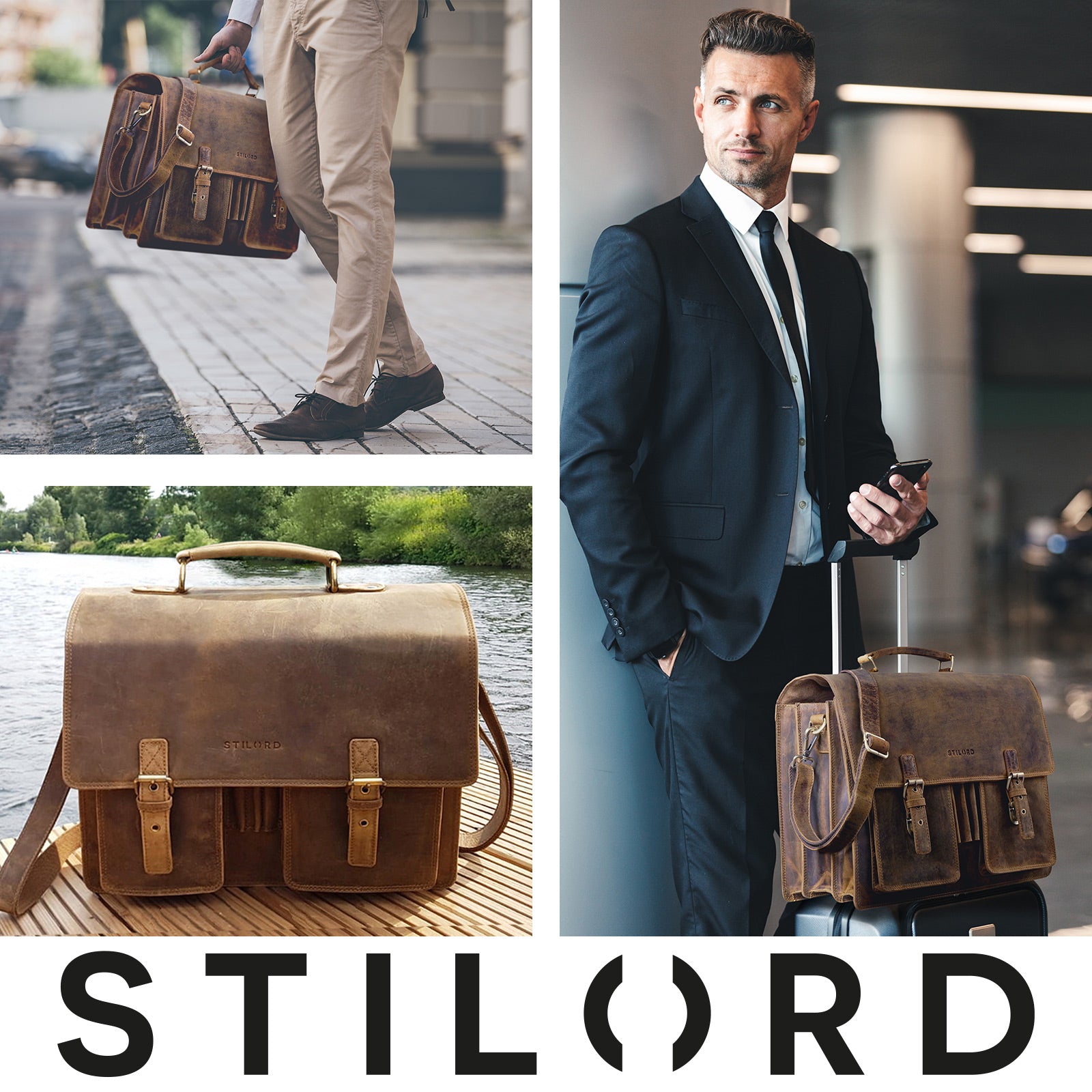 Bürotasche Groß Vintage