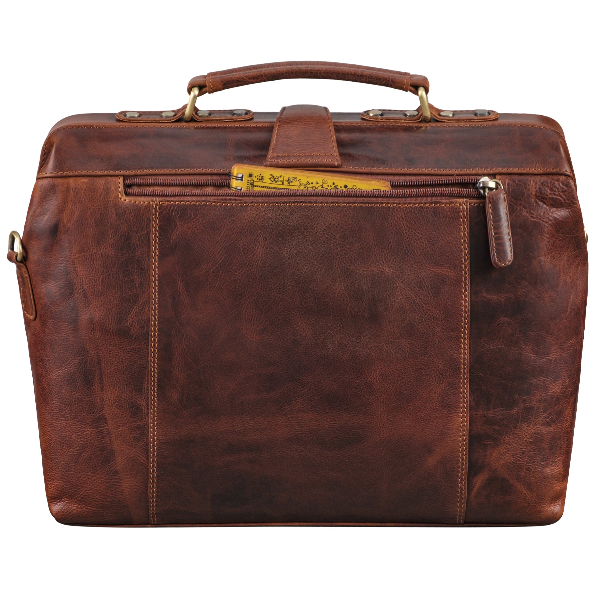 Vintage Crossbody Bag Herren Leder braun