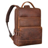 "Henning" Large Mens Leather Backpack 16 Inch
