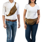 Gürteltasche Handgepäck Leder