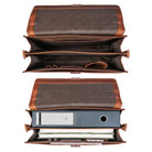 Vintage Aktentasche Businesstasche echtes Leder