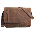 Große Business Ledertasche Vintage braun