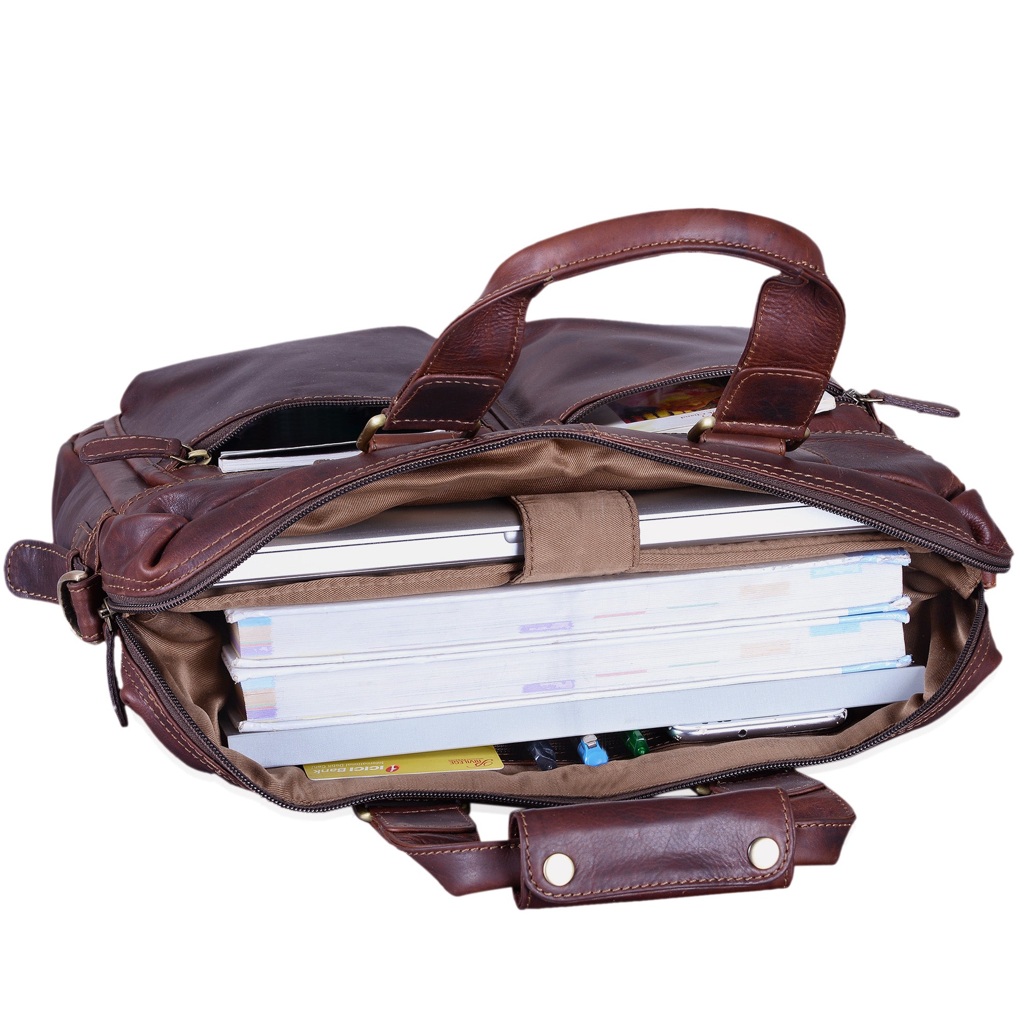 Umhänge Ledertasche Business