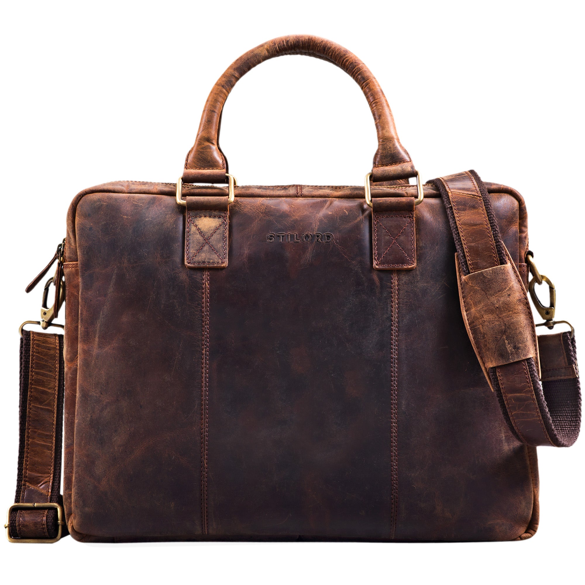 Aktentasche Leder Vintage