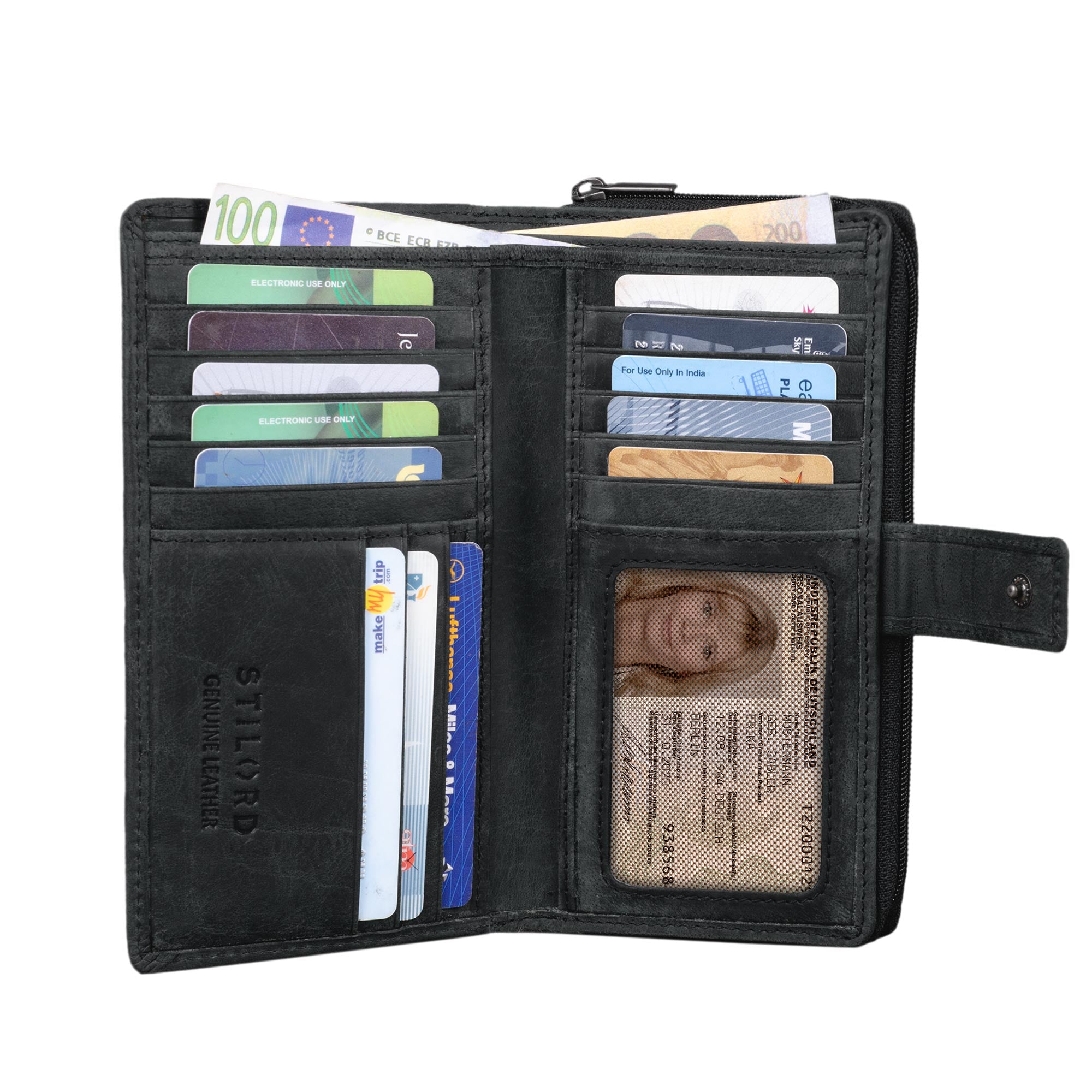 Vintage Portemonnaie Leder