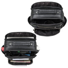 Schwarzer Herrenrucksack Leder