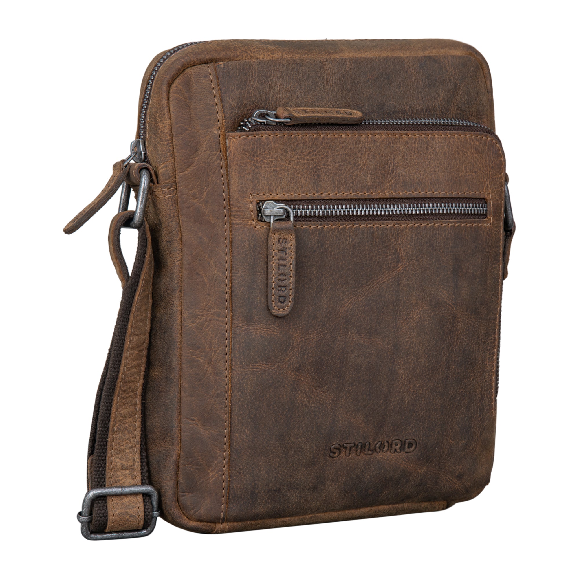 Vintage Schultertasche Klein braun