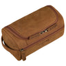 B-Stock "Rowan" Vintage Leather Wash Bag with Hook