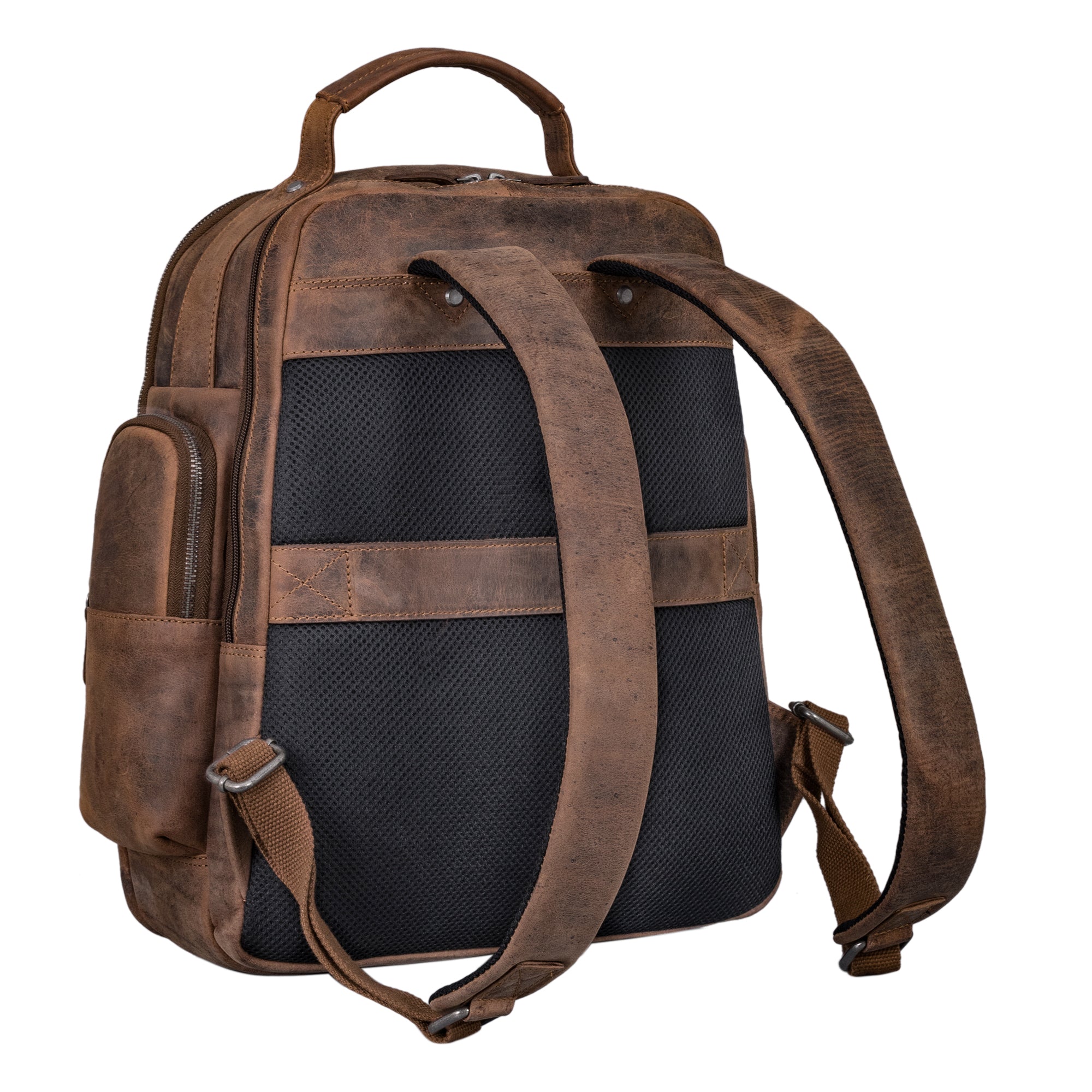 Laptoprucksack Vintage Leder Herren