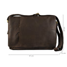 Große Vintage Leder Laptoptasche