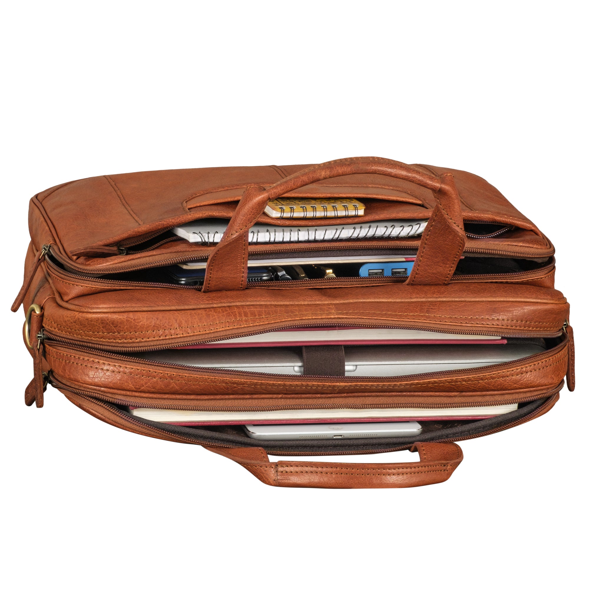 Vintage Laptoptasche und Schultertasche für Herren
