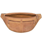 Echtleder Bauchtasche braun 