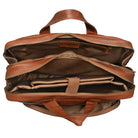 Businesstasche Leder cognac - braun