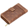 "Greta" Vintage Leather Purse Wallet