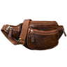 "Eliah" Vintage Pouch Bag Leather