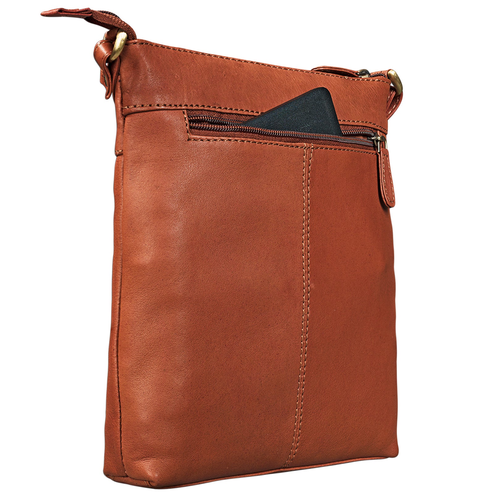 Leder Handtasche Frauen braun
