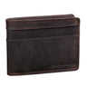 Lederportemonnaie Vintage Herren dunkel-braun