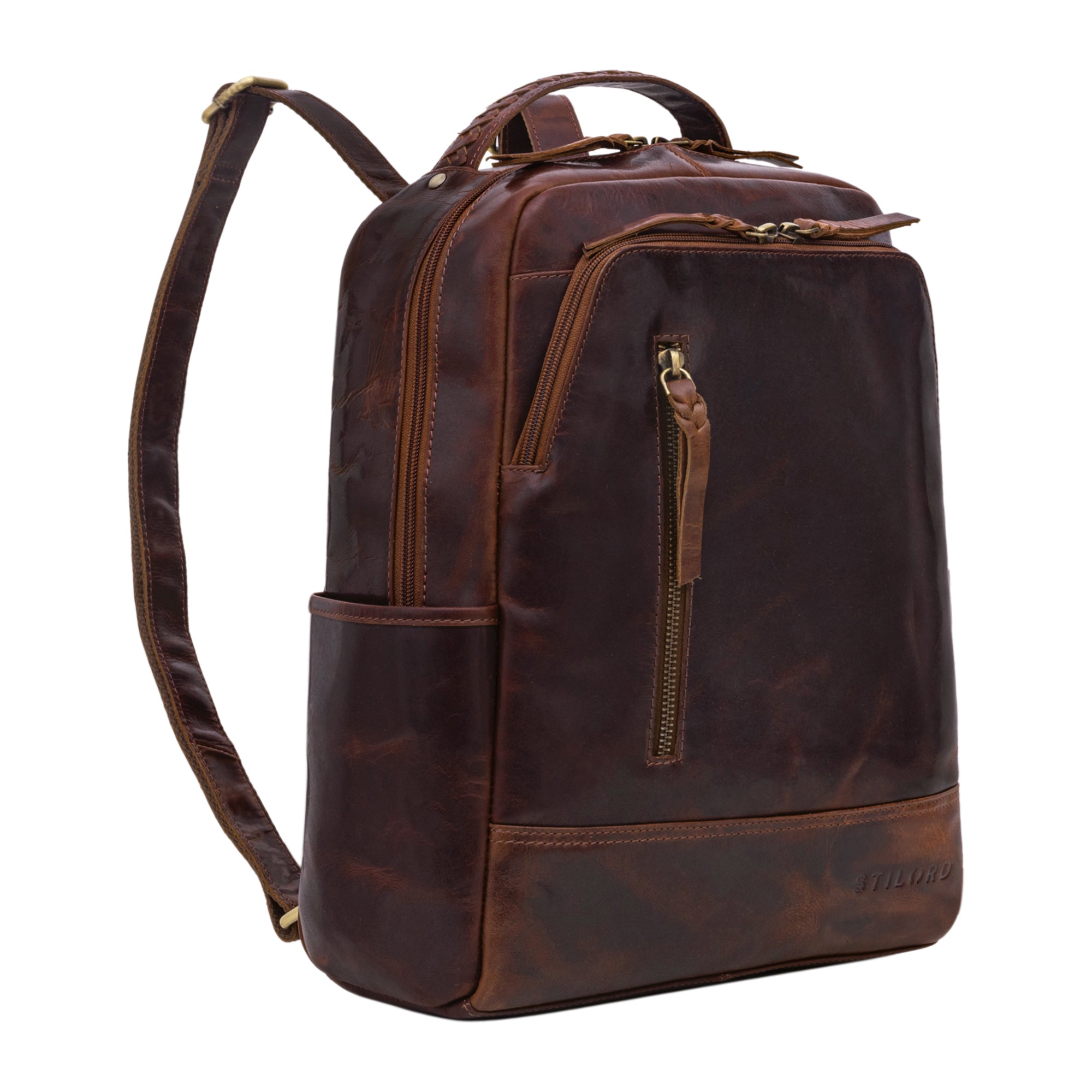 Echtleder Rucksack Vintage braun