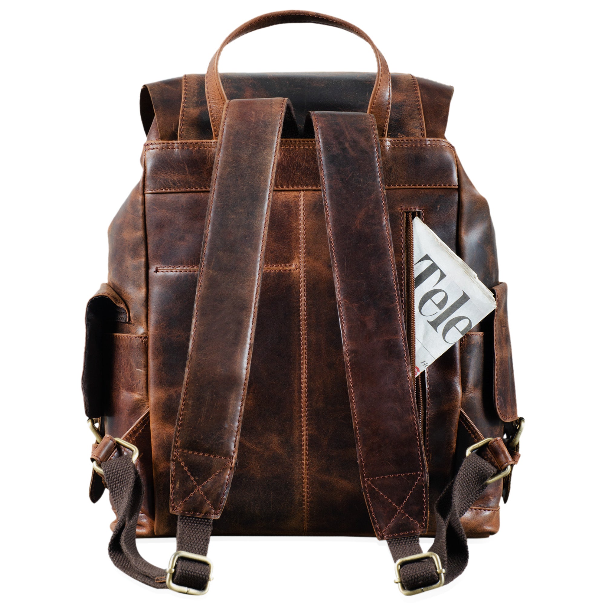 Großer Rucksack Leder