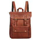 Großer Rucksack echtes Leder Vintage