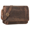 "Tom" Vintage Leather Messenger Bag for 15 Inch Laptop