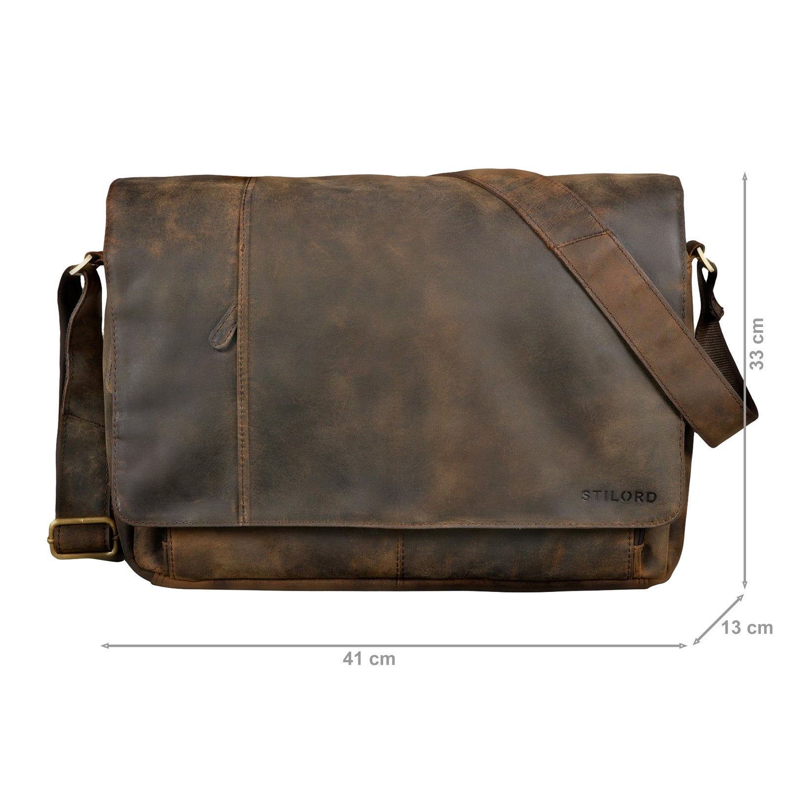 Laptop Umhängetasche Vintage Braun