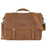 "Calvin" Business Satchel Leather Large