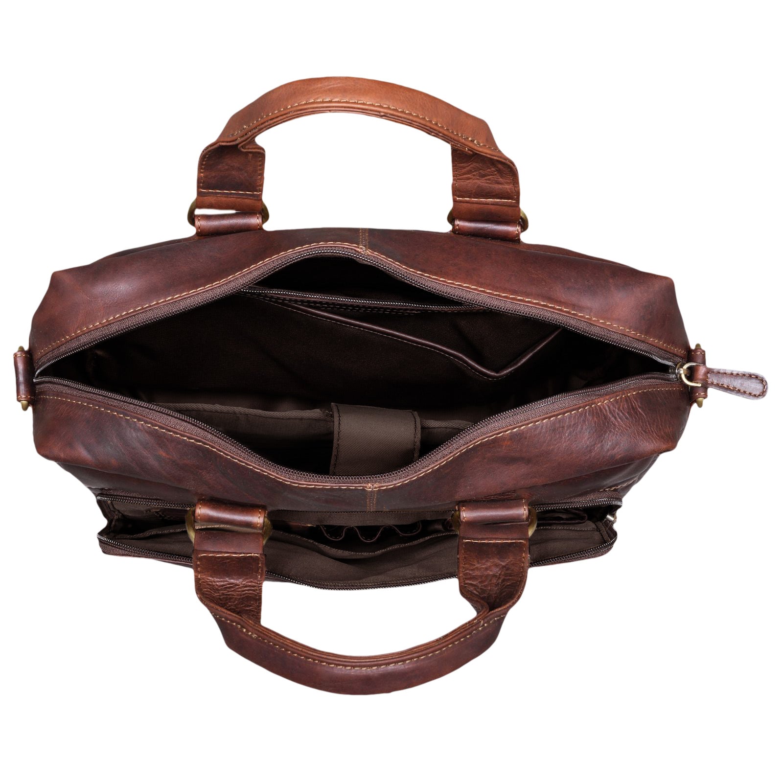 Business Herren Leder Tasche Gross