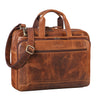 "Antoine" Laptop Work Bag Leather