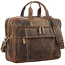 Vintage Ledertasche für Herren Damen groß 