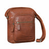 "Joao" Vintage Shoulder Bag Men Small Leather Satchel for Tablet 10 Inches