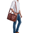 Laptoptasche Vintage Herren Damen