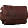 "Lonzo" Vintage Messenger Bag Leather