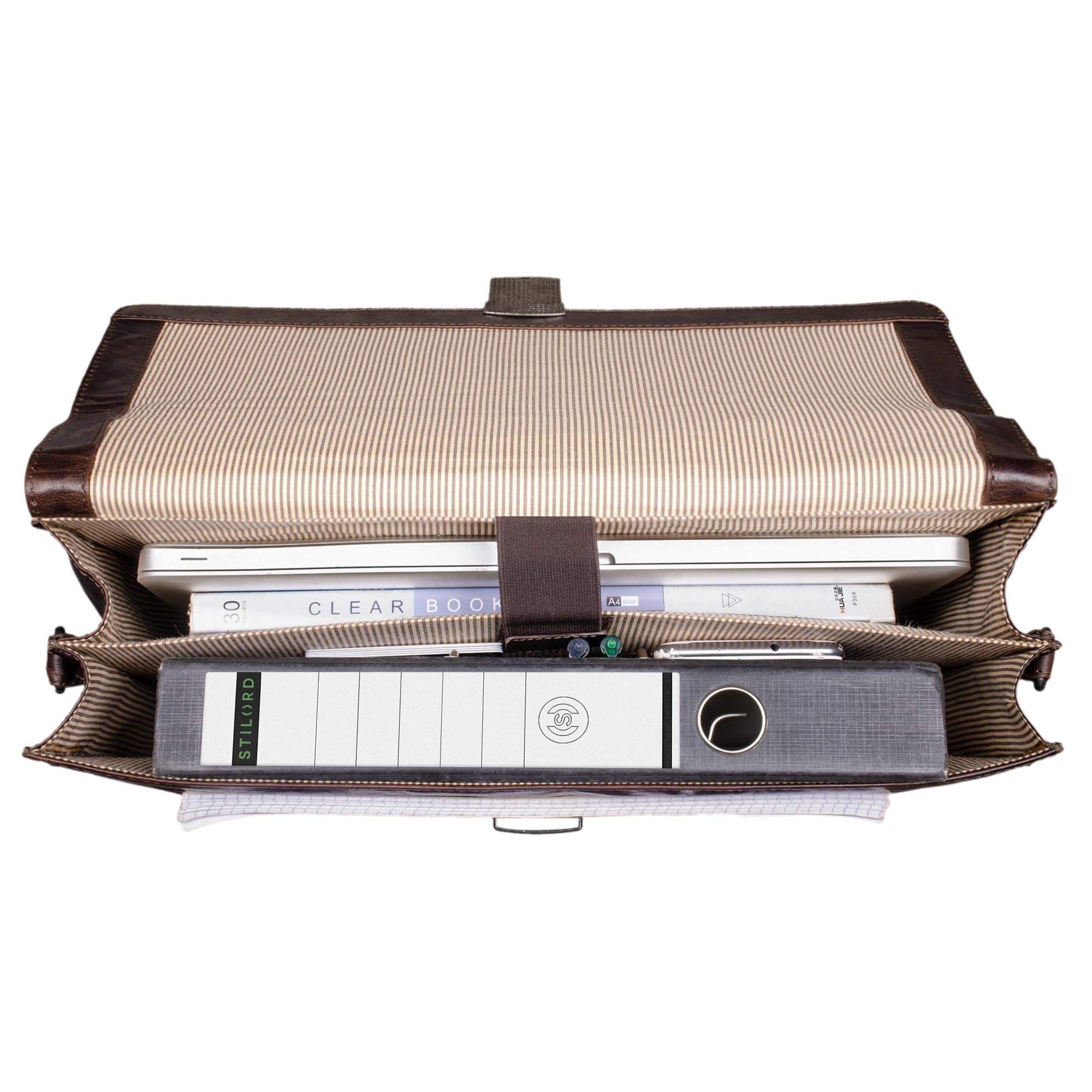 Elegante Businesstasche dunkelbraun