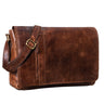 Große Messenger Bag Laptopfach Leder