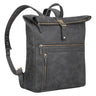 "Leya" Ladies Roll-Top Backpack Leather Waterproof, Laptop Compartment 15.6 | 16 | 17 inch