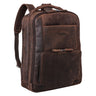B-Stock "Harlow" Genuine Leather Backpack for Men with Laptop Compartment 15 - 17 inch Large
