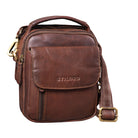 kleine Schultertasche Vintage braun