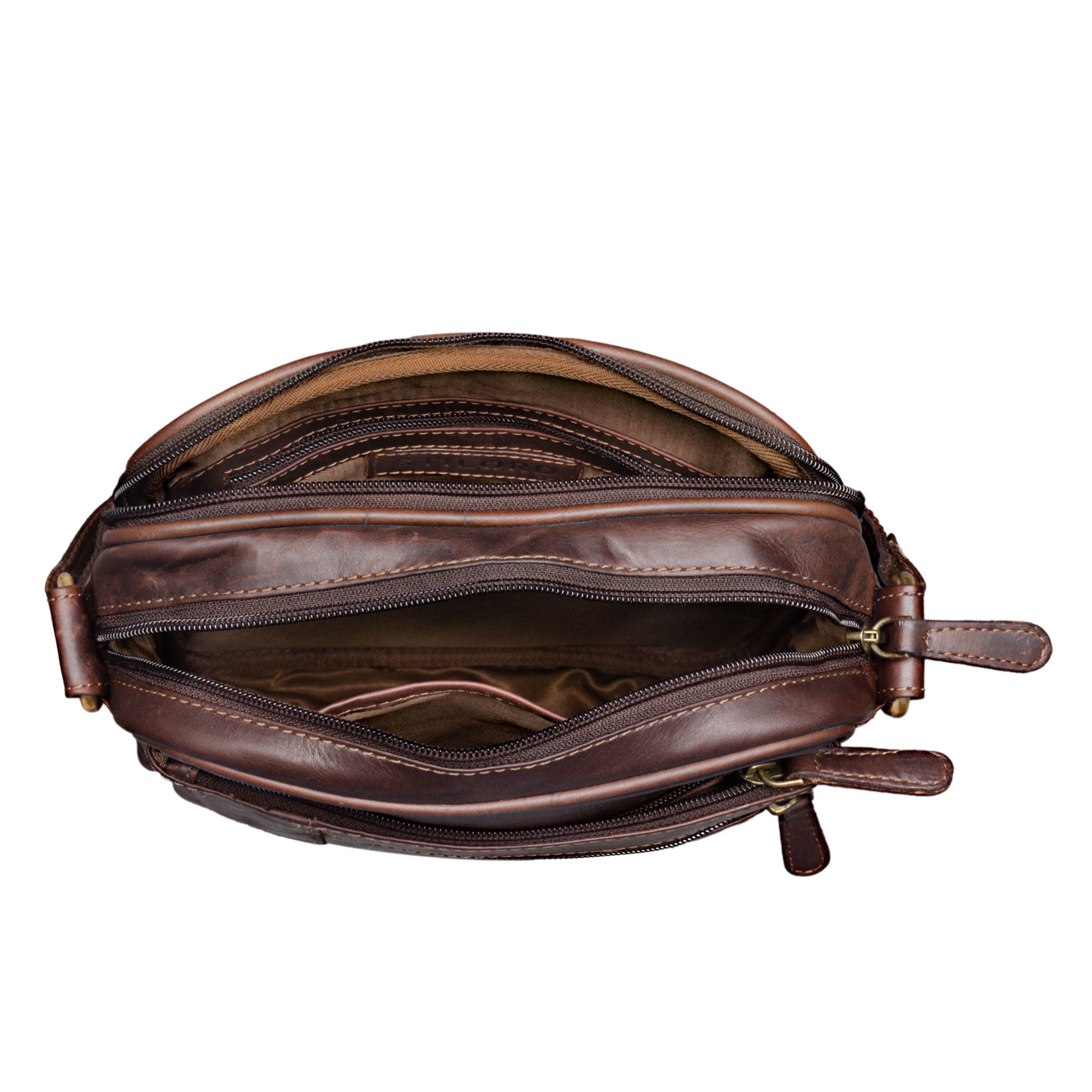 Herrentasche Leder klein