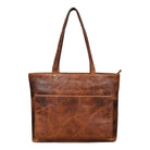Leder Vintage Schultertasche braun