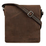 "Gerry" Messenger Crossbody Bag Leather