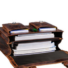 Braune Ledertasche Business