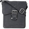 "Mattia" Small shoulder bag genuine leather for men