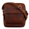 "Jordan" Small Leather Bag Mens Messenger