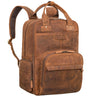 Brauner Wickelrucksack für Eltern